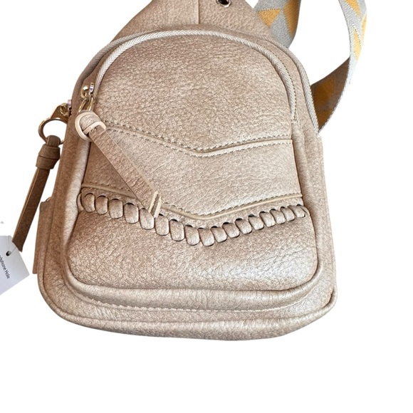 New Emperia Backpack PETA Vegan approved Faux Leather Bag Adjustable Straps - Picture 2 of 14